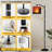 Arc Floor Lamp Silhouette men duck hunting Floor Lamps with Remote LED Lights Adjustable Lamp Shades Tall Standing Lamps for Reading Office Living Room