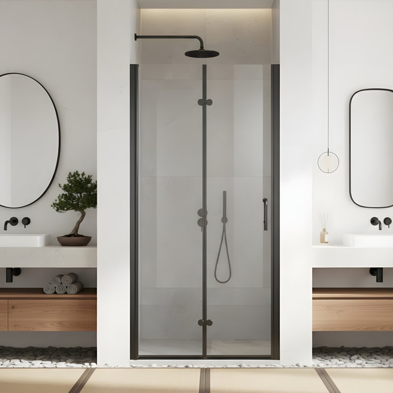 30"W x 72 "H Space-saving Bi-fold Shower Door