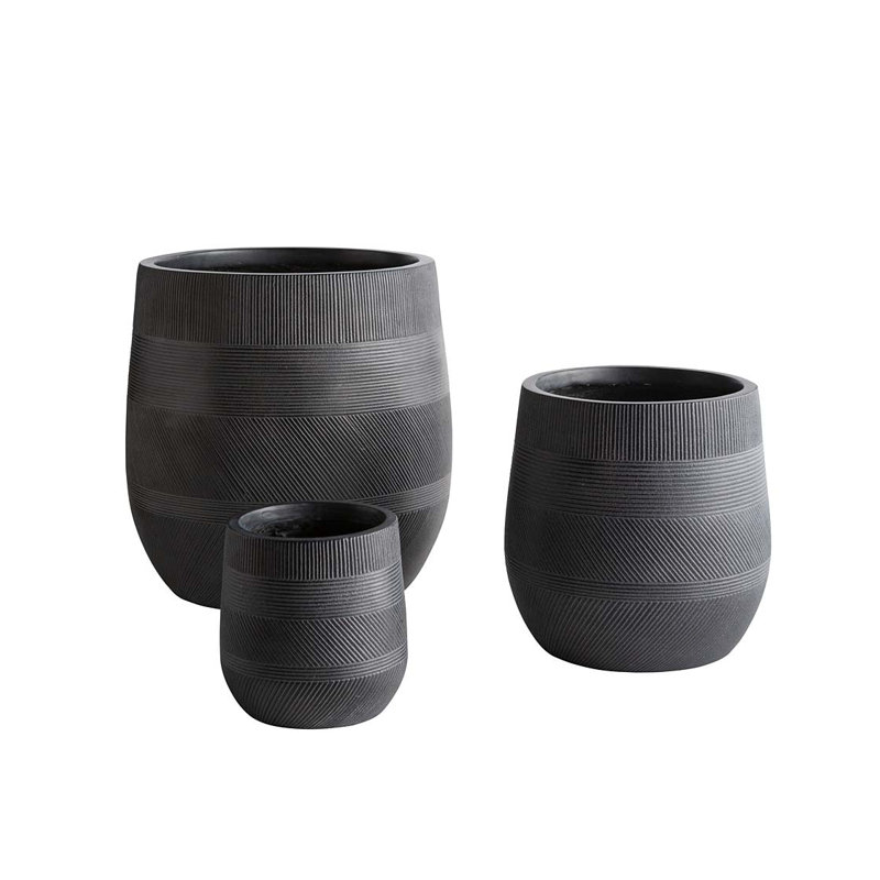 Ensemble de pots à fleurs 3 pièces Carbrey