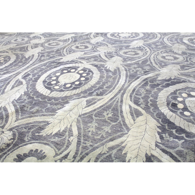 Tapis unique noué à la main 7 pi 8 po x 9 pi 6 po nouvel âge One-of-a-Kind Nouveau