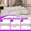 Canapé modulaire en forme de U, canapé-lit à motif compressé avec tissu éponge-1452615121