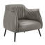 Fauteuil demi-tonneau en faux cuir Rangins-24993338