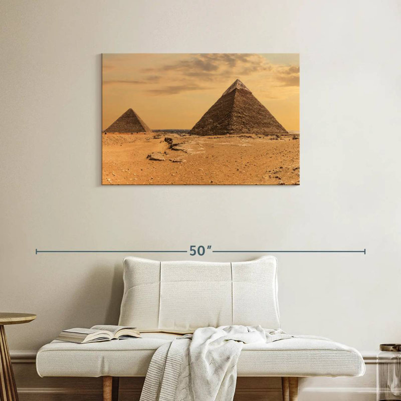 Javetta, la grande pyramide de Gizeh, H 24 po x l 36 po