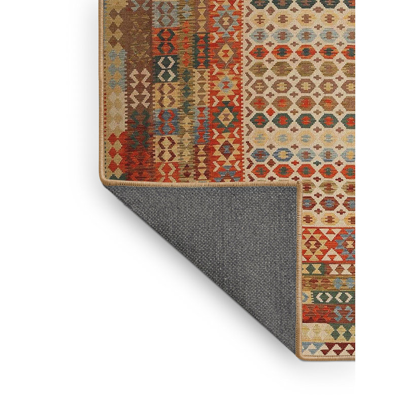 Tapis brun/beige contemporain, Rectangle 5 pi x 8 pi
