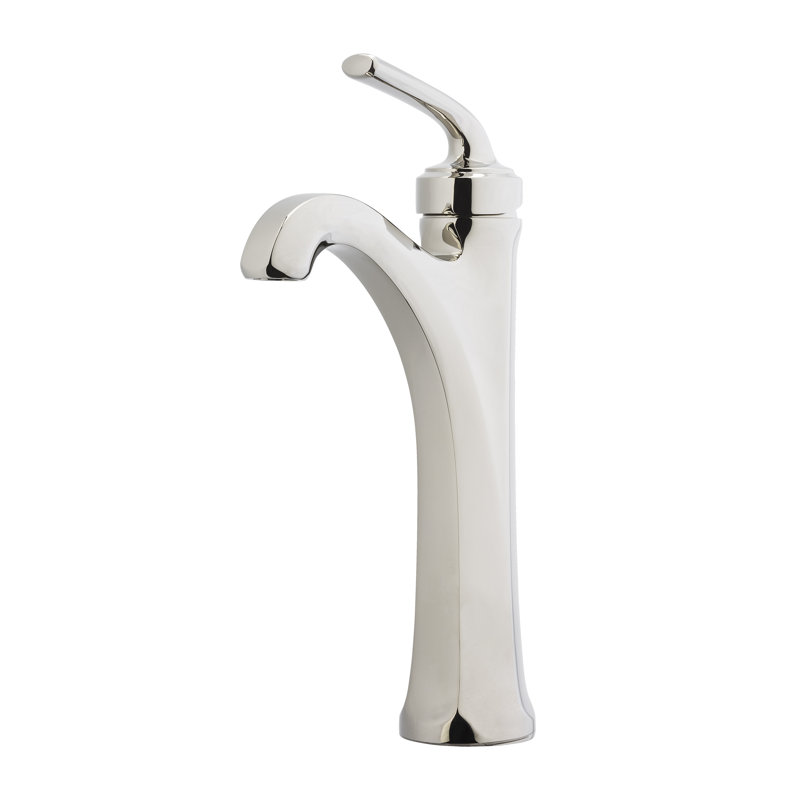 Pfister Arterra Single Control Vessel Polished Chrome Bathroom Faucet, Polished Nickel