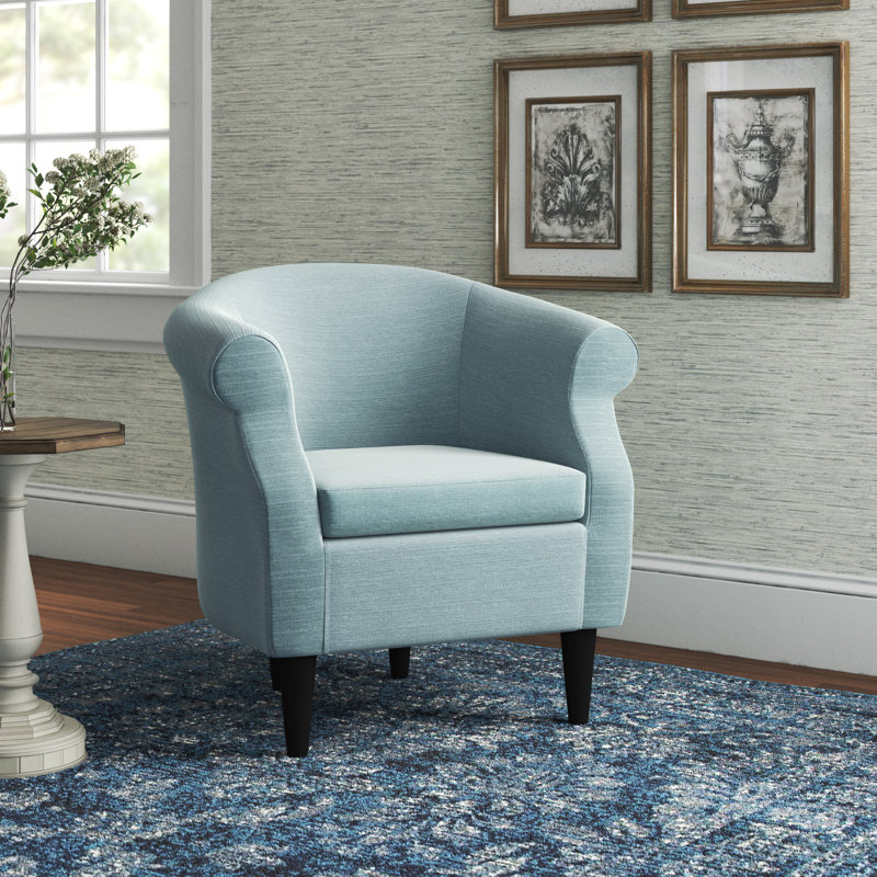 Fauteuil demi-tonneau en polyester Adea, Mélange de polyester spa DePalma