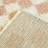Walker Checkered Pink/Cream Shag Area Rug-407352048