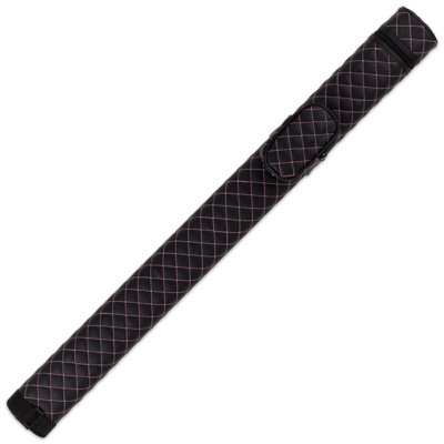 Action ACVA11 1 Butt 1 Shaft Vanity Series Hard Pool Cue Case - Black & Pink