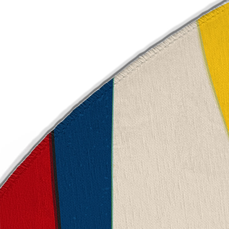 Tapis intérieur et extérieur Playful Snap, Rond 5 pi
