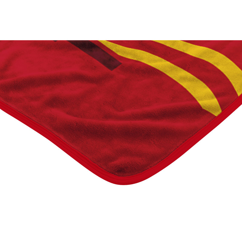 Throw Blanket, Red/Yellow, Maryland Terrapins