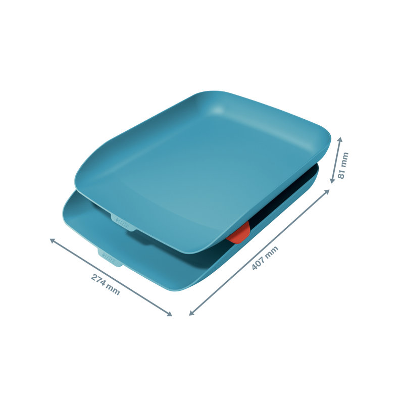 Cosy Plastic Desk Organiser, Blue