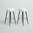 Boatwright Upholstered Counter Stool with Metal Frame