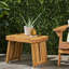 Table d'appoint en bois - conception à lattes pour un attrait intemporel, pliable, l 21,24 po x P 13,44 po H 15,78 po, couleur avec plateau pliable, teinte