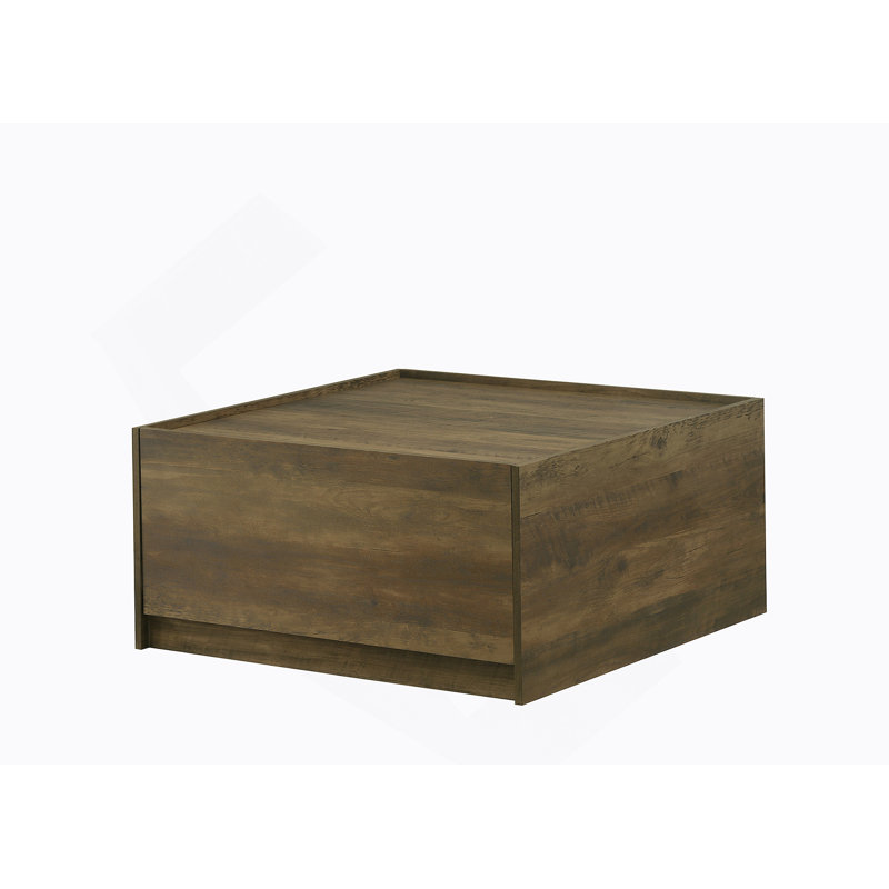 Table basse carrée avec 2 tiroirs Travon