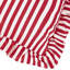 Millie Ruffle Indoor / Outdoor Striped Square Cushion-1184655601-1184655630