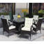 Patio 7-Piece Rectangular Dining Set With 6 Dining Chairs