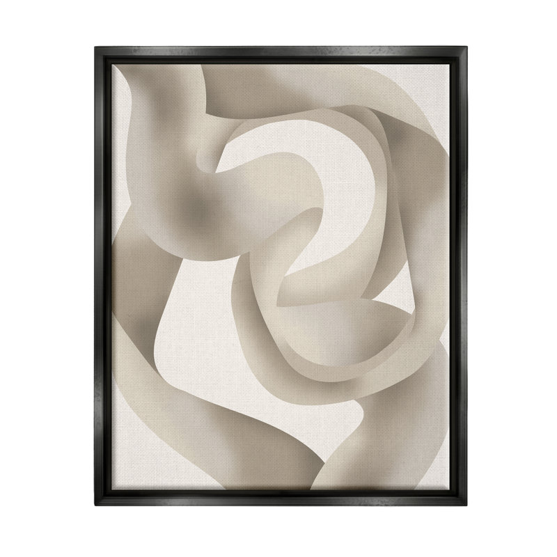 «Stupell Industries», art abstrait moderne sur toile par Lil 'Rue, Giclée encadrée noir minuit, H 30 po x l 24 po x P 1,5 po