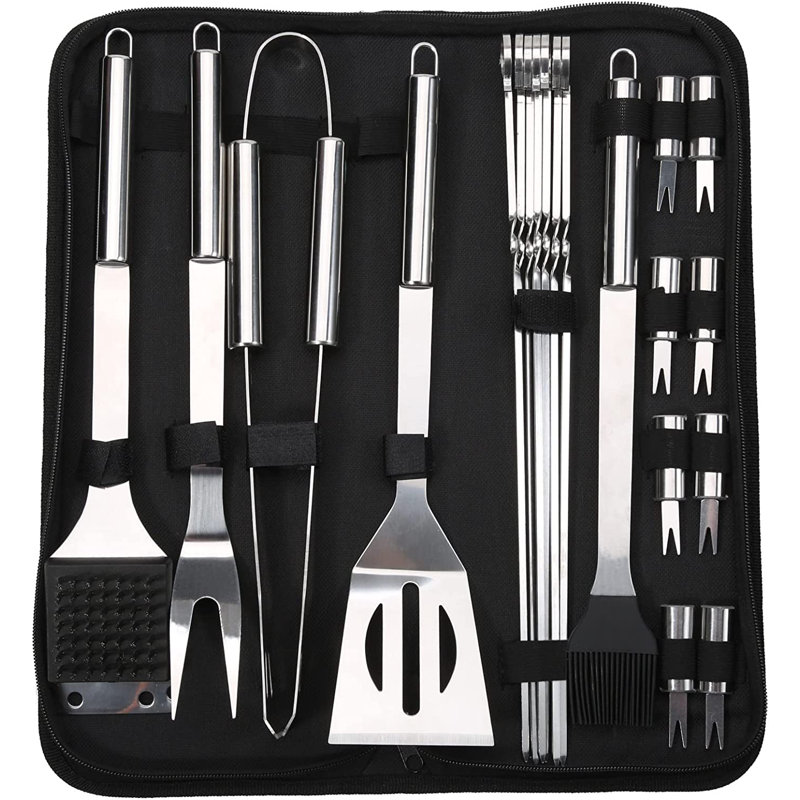 Stainless Steel Dishwasher Safe Grilling Tool Set