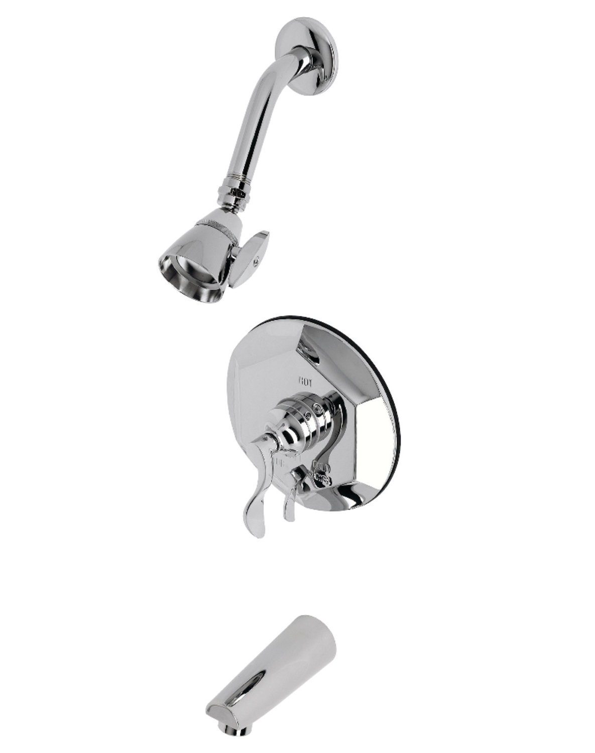 Kingston Brass Temperature Control Tub and Shower Faucet with Roughin