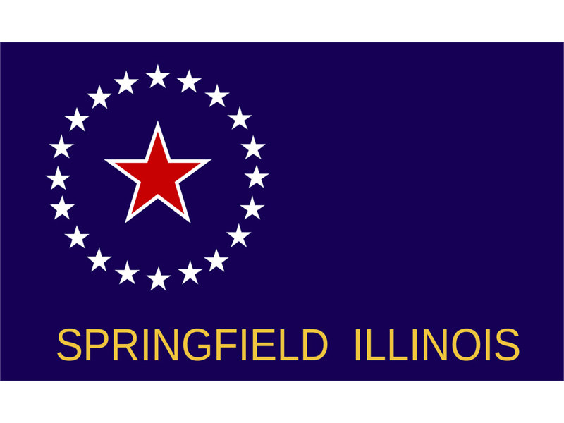Springfield, Illinois, 14" H x 24" W