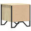 Aimilios 40cm W Metal Bedside Table-2123141115