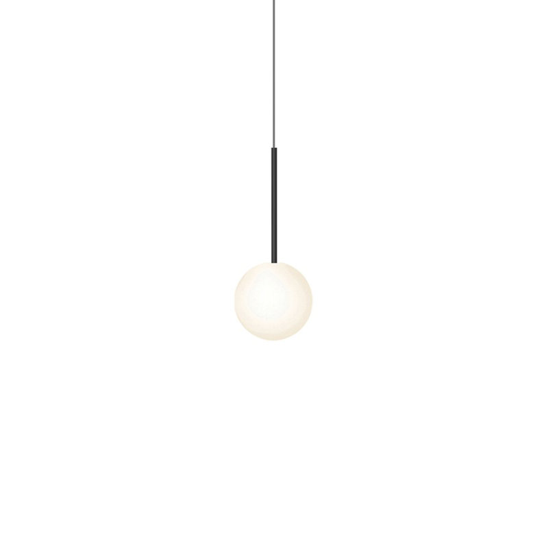 Luminaire suspendu sphère Bola, H 15,5 po x l 6 po x P 6 po, Noir