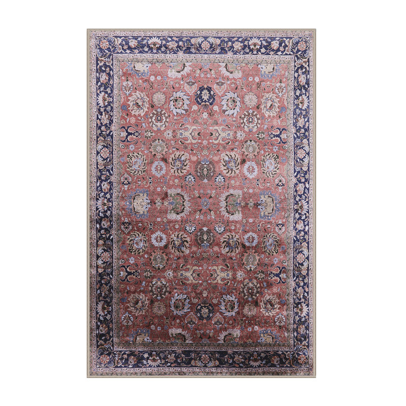 Tapis brun à motif oriental, Rectangle 7 pi x 9 pi