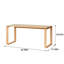Longue table de travail longue table en bois massif-1134096285