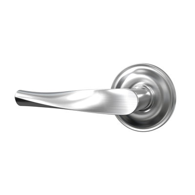 Bravura 935-0 Meridian Passage Lever on Traditional Round Rose in Satin Nickel - RH