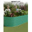 Lit de jardin surélevé en acier 2Pack, boîte à fleurs en métal pour plantes à fleurs, grand lit de jardin ovale, facile à assembler (6 x 3 x 2 pi)-2130883207