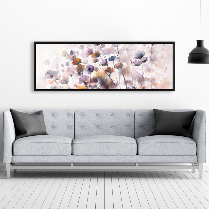 Wildflowers - 20"x60" Framed canvas