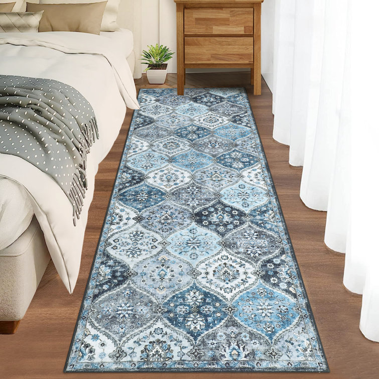 Sarfaraz Floral Modern Farmhouse Indoor Area Rug Washable Soft Throw Carpet Mat for Home Sarfaraz Floral Modern Farmhouse Indoor Area Rug Washable Soft Throw Carpet Mat for Home Décor