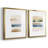 Helouisa Faint Swatches I - Matted and Framed Under Acrylic Glass, Set of 2, Large Living Room Wall Art