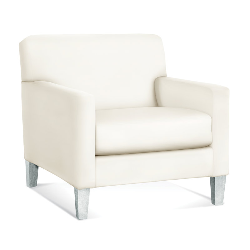 Tampa Upholstered Armchair, Frost White, Elite Ivory; 0321-91