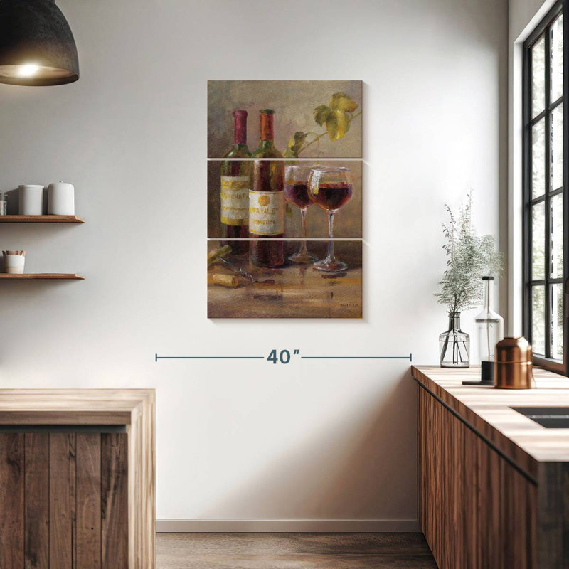 Yarlin ouvrant le vin, H 38 po x l 24 po