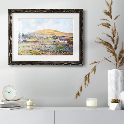 " The Mount Riboudet In Rouen At Spring, 1872 " Painting Print
