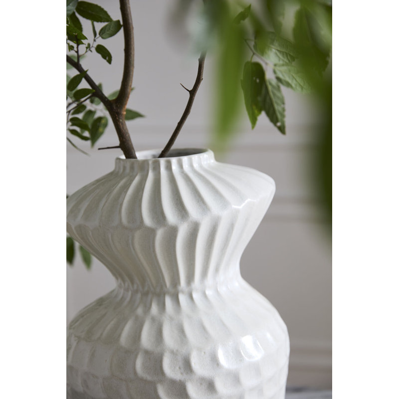  Vase Macarthur Ilaria, 12 po x 11 po x 20,5 po