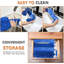 Extendable Feather 6PCS Duster Cleaning Kit Microfiber with Telescoping Extension Pole