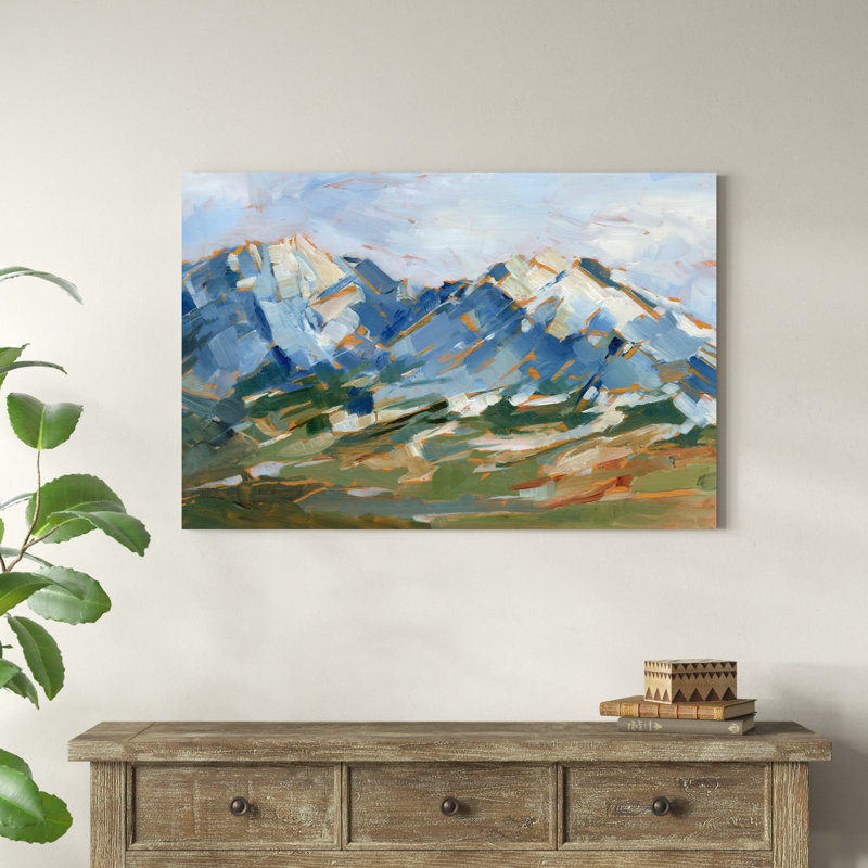 Blue Mountain Peaks I, H 32 po x l 48 po x P 1,25 po