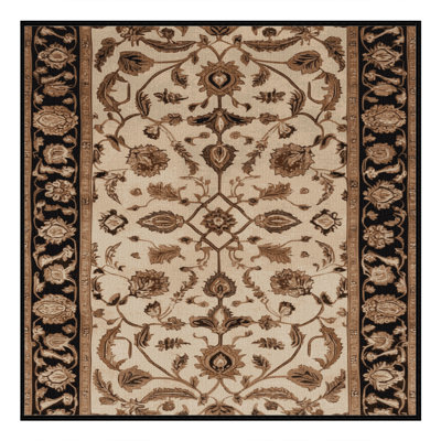 Tapis brun lavable à la machine
