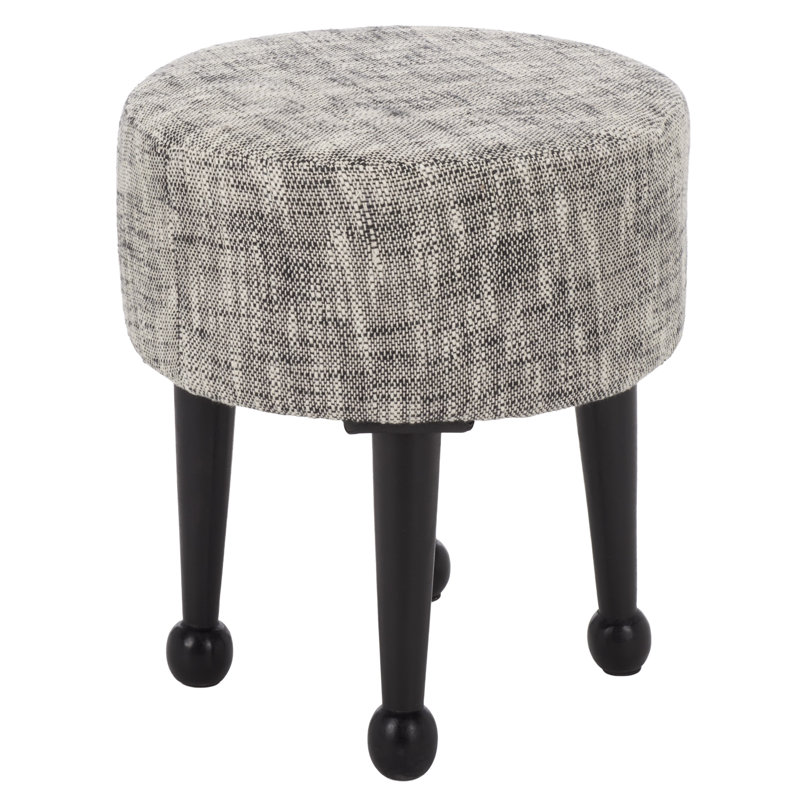Esfir Round Wood Pouf