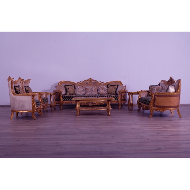 Modigliani II 3 - Piece Tufted Velvet Living Room Set