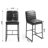 Set of 2 Damylah Faux Leather Counter Stool with Black Metal Legs-270748160-270748162