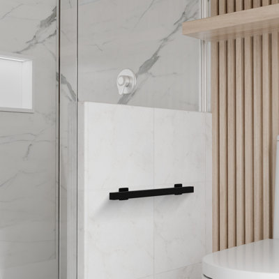 Straight Square Grab Bar, Mounting Center To Center