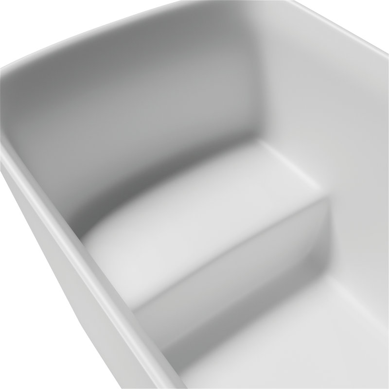 Baignoire de trempage autoportante de 47,24 po x 27 po avec siège intérieur pour petite pièce, Blanc mat