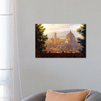 Florence, Italy - The Duomo From A Distance II by Christopher Clark - Print on Canvas