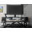 Desk Converter 32 Inch Height Adjustable Sit to Stand Riser, Dual Monitor Workstation with Wide Keyboard Tray | Black | MDF+Metal