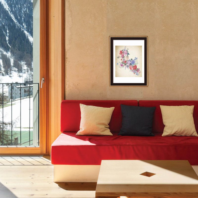 2 in 1 Flower Arts Wall Sticker