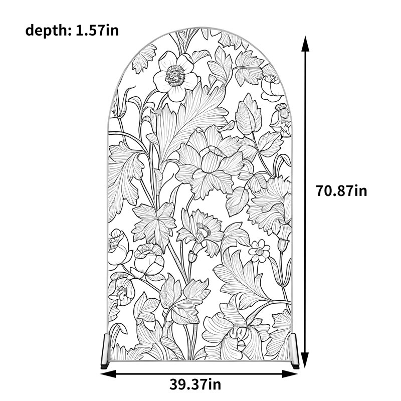 Axtell, 70.87" H x 39.37" W x 1.57" D