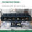 Tremee U Shaped Modular Velvet Sectional Couch-87326775